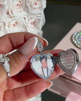 Sweetheart ICY Custom Photo Locket Necklace