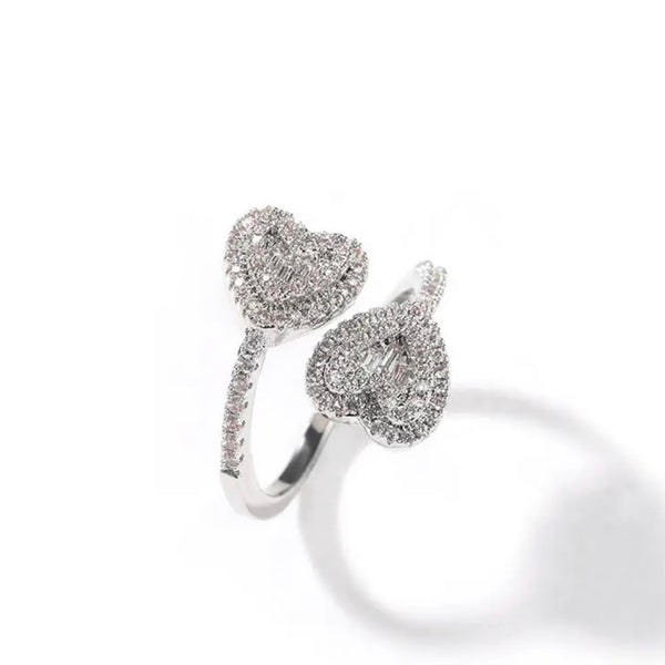 Self Love Icy Heart Ring