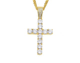Icy Cross Necklace (Medium Size)