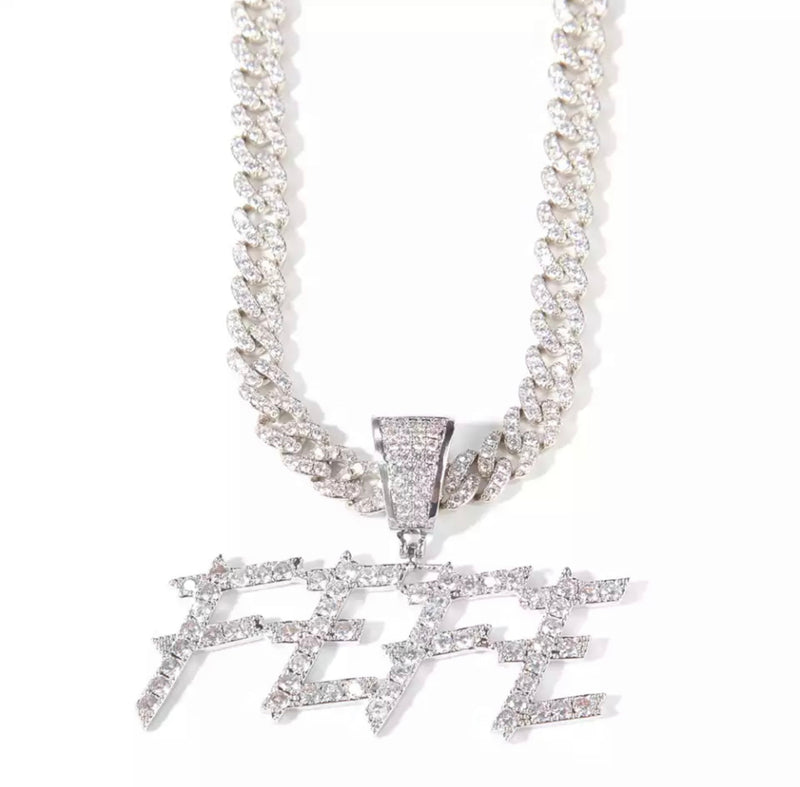 Queen of Ice Custom Name Necklace