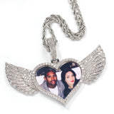 Picture Necklace with angel wings
