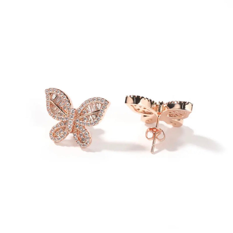 Butterfly Bracelet & Studs Set