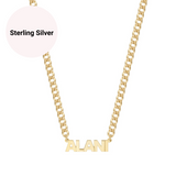Muse Kids - Mini Single Plated Custom Name Necklace - Her Fashion Muse